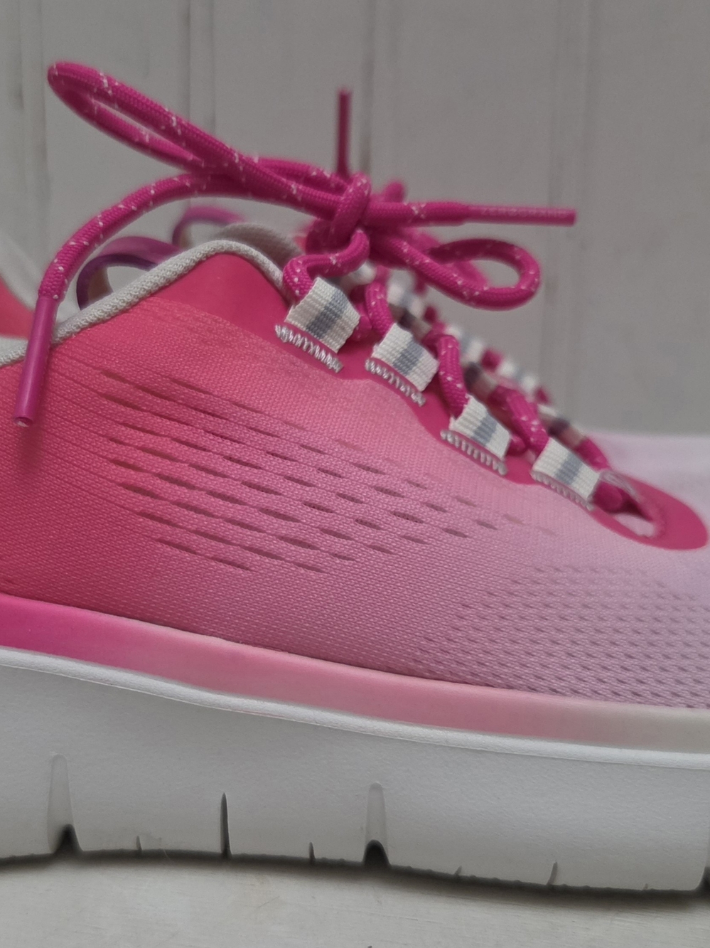 Cole Haan Women's 8 Zerogrand Journey Runner Pink White Athletic Lace-Up Sneaker